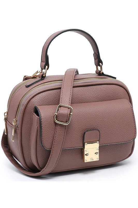 Sapphire Luxe Satchel